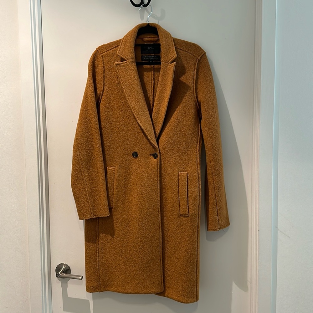 J.Crew long wool coat